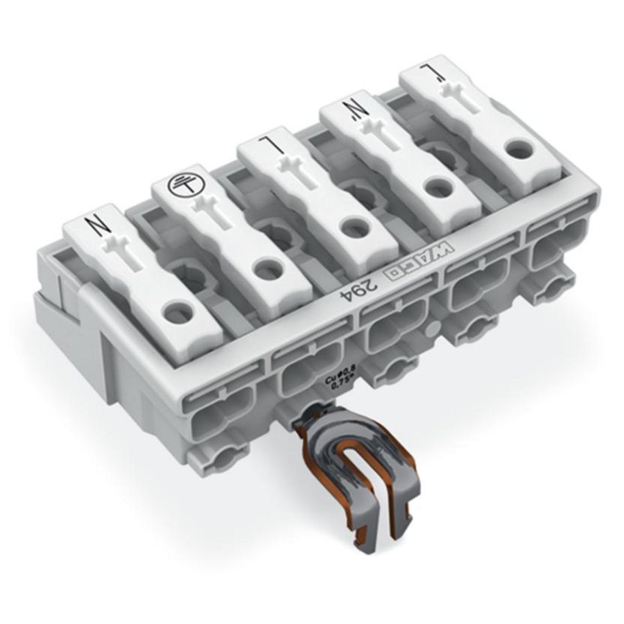 Kroonklem Drukknop extern PE-klikcontact 294-4225 VVE=250