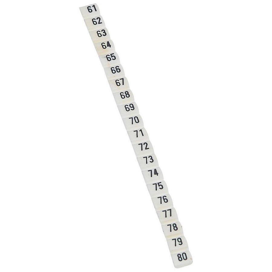 Codeerteken CAB 3 cijfer 61 t/m 80 0.5-1.5 VVE=240