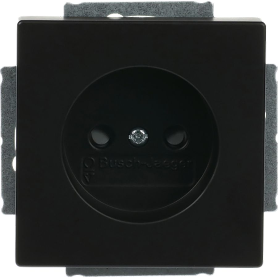 Wandcontactdoos kv Centraalplaat inb f-matzwart (2300 UCRKS-885-503)