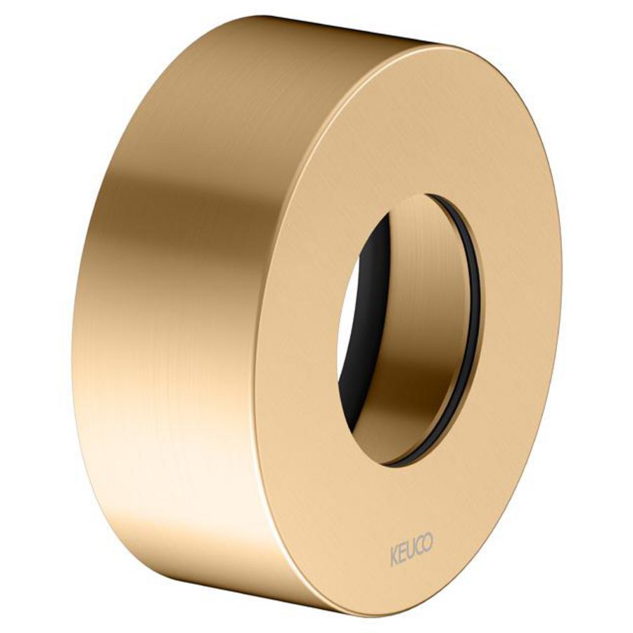Verlengings-rozet voor thermostaat/rond hoogte 25mm messing