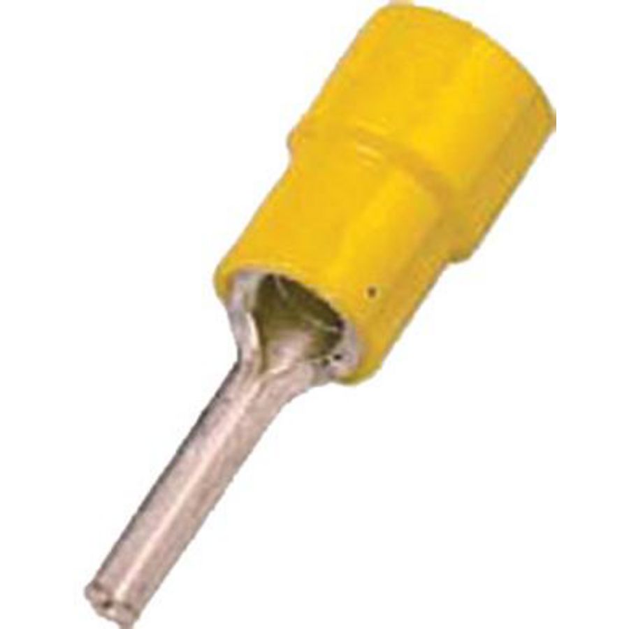 Geisoleerd stiftkabelschoen DIN46231 0,1-0,4mm² geel VVE=100