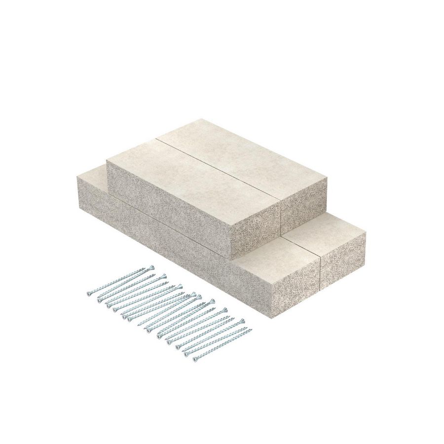 Wandaansluiting EI60 voor PLCS D060810 100x80 glasvezel gra