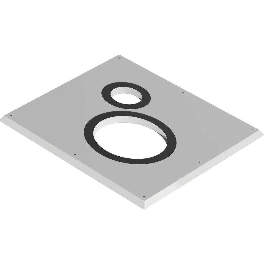 Mini-Delta dakbeschotplaat type N 30°-39° luchtdicht zonder riool
