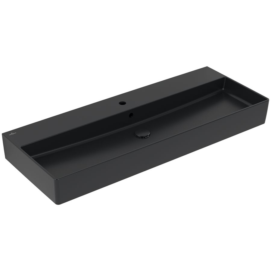 Wastafel Memento 2.0 1200x470mm Pure Black CeramicPlus  4A22CLR7