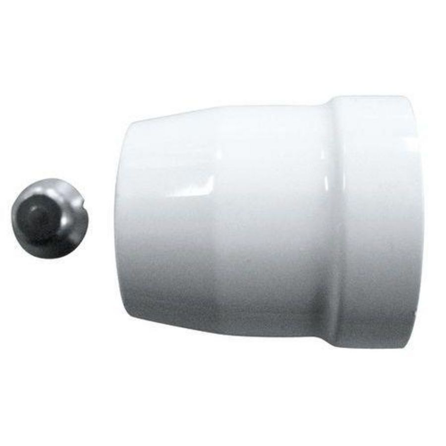 kap wit AS T90 retourafs. (3/8 3/4) incl. schroef VVE=20