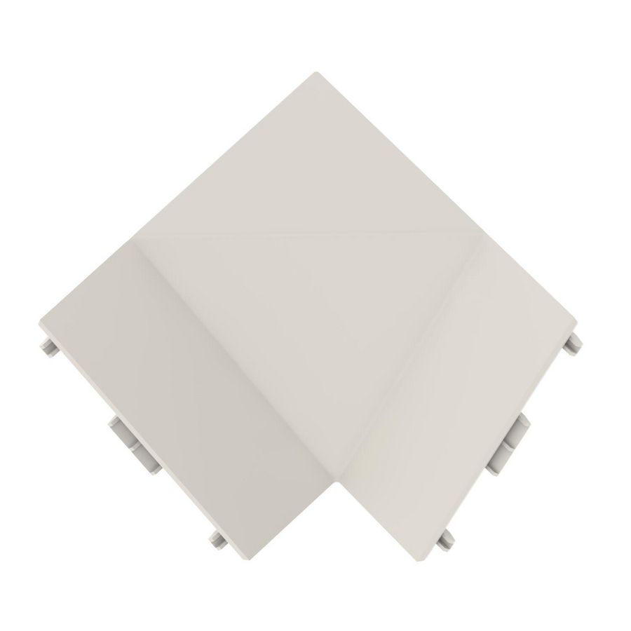 BinnenhoekUTRIGO 50x50 9010 polyvinylchlorid puur wit VVE=10