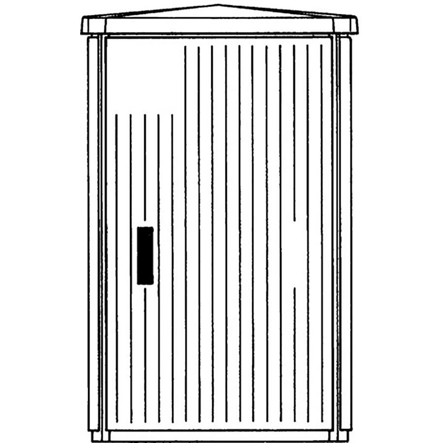 Installatiekast EH/GD-AP voetpadkast AP 1125X676X676
