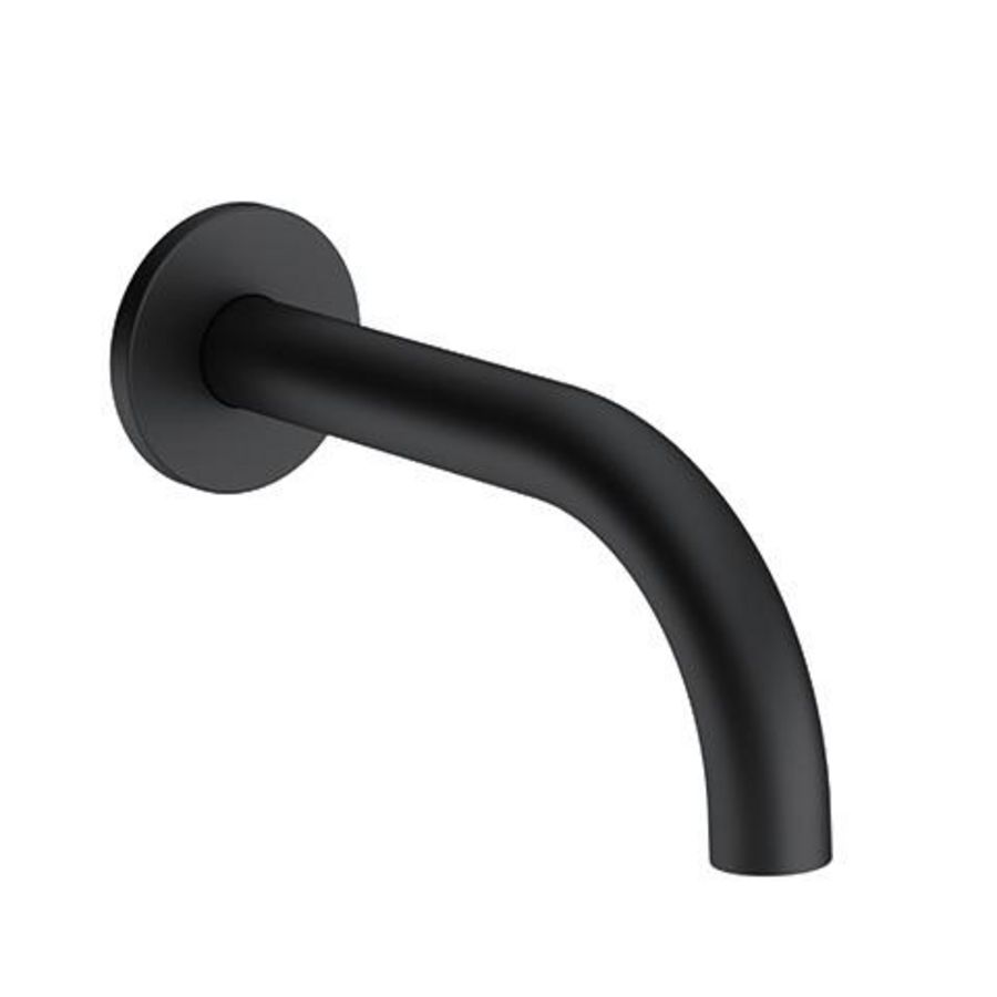 Bozz baduitloop 3/4" 160mm mat zwart