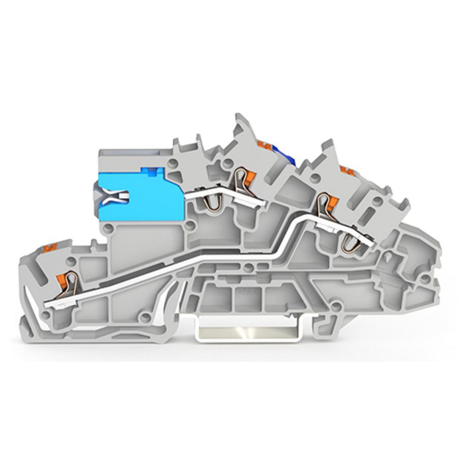 Etage installatieklem Met Druk 2,5mm² 2203-7640 VVE=50