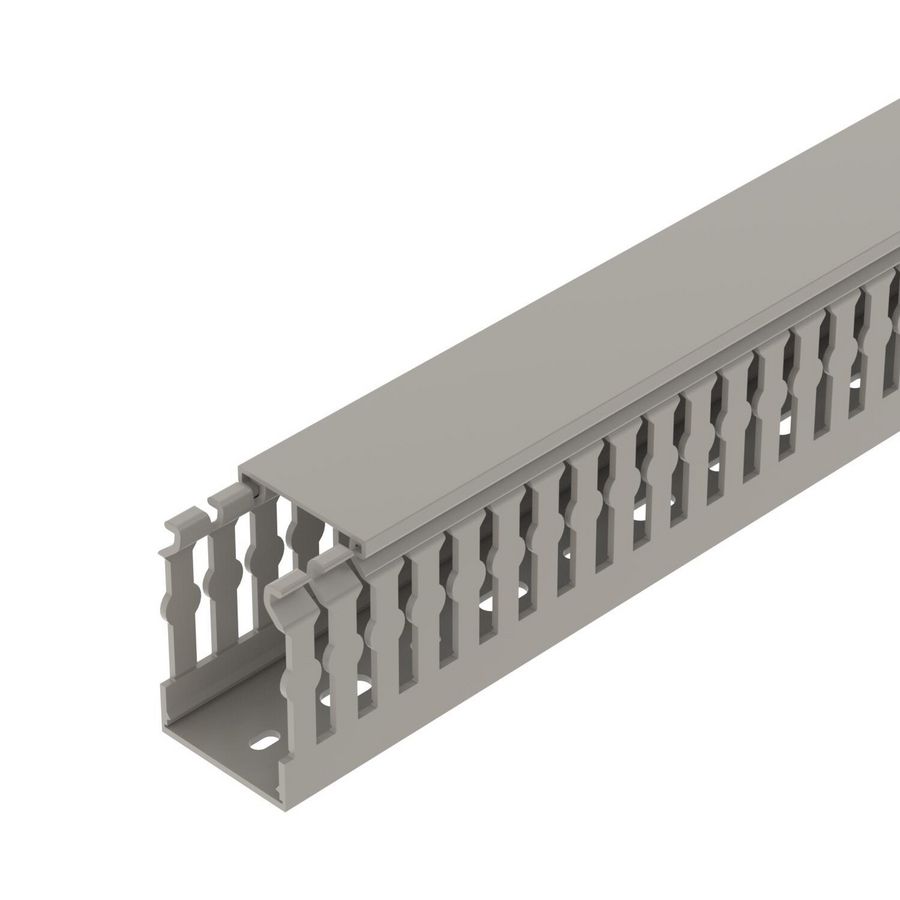Lengte a 2m. Bedradingskoker CABLIX Set 60x40 7030 grijs