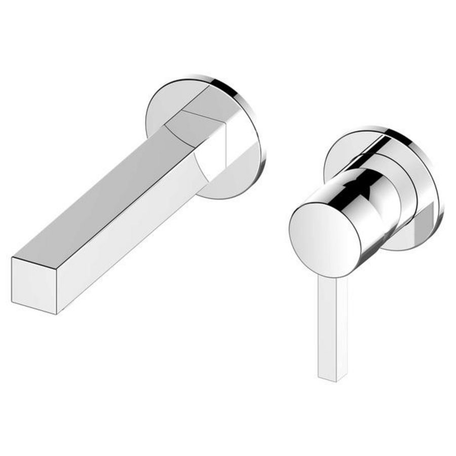 1-hendel wastafelmenkraan UP voor wandmontage 59016010201