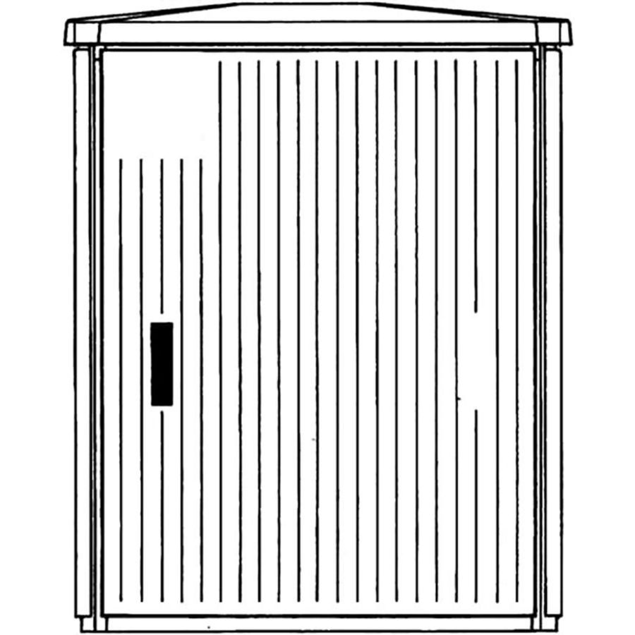 Installatiekast EH/GD-AP voetpadkast AP 1125X871X541
