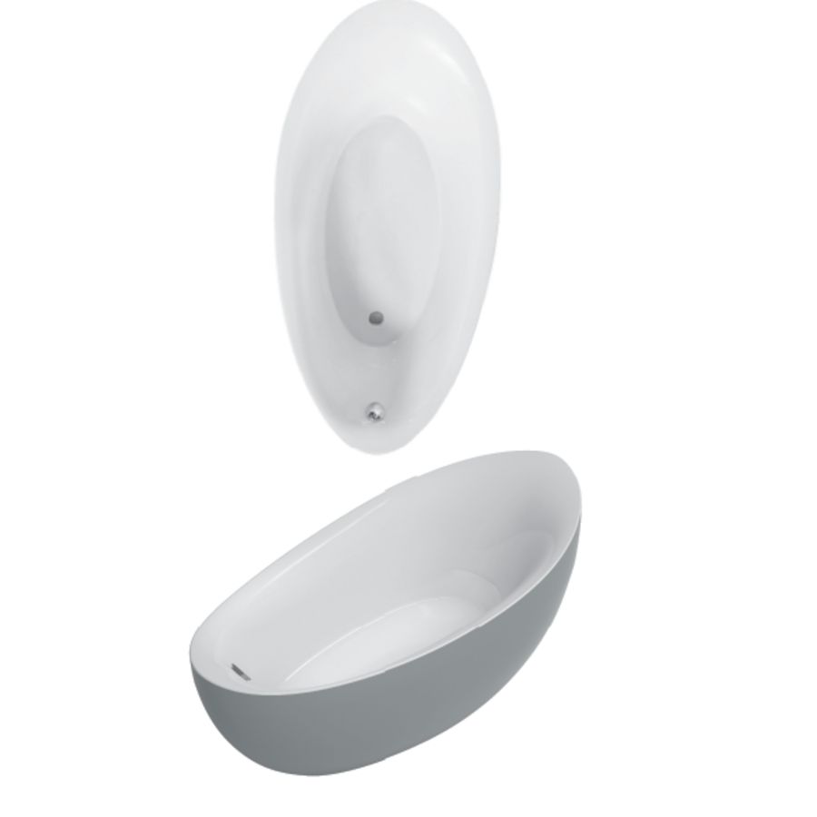 Ligbad Aveo New Gen vrijstaand naadl. ClrDm UBQ194AVE9T1BCV-01
