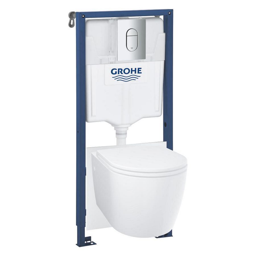 Wandcloset combipack Bau Arena 5-In-1 (2 Verpakkingen) incl. Rapid SL reservoir /bediening/ closetzitting