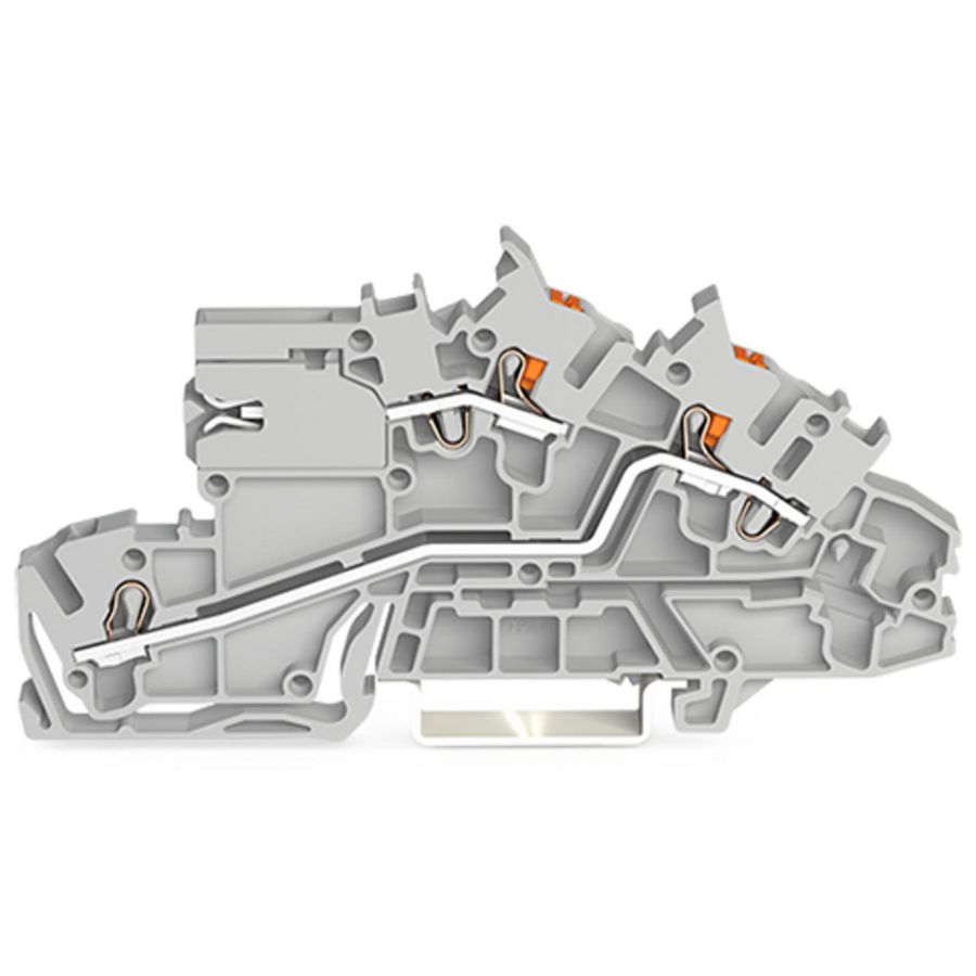 Etage installatieklem bedieningsopening + drukknop  2,5mm² 7559 VVE=50
