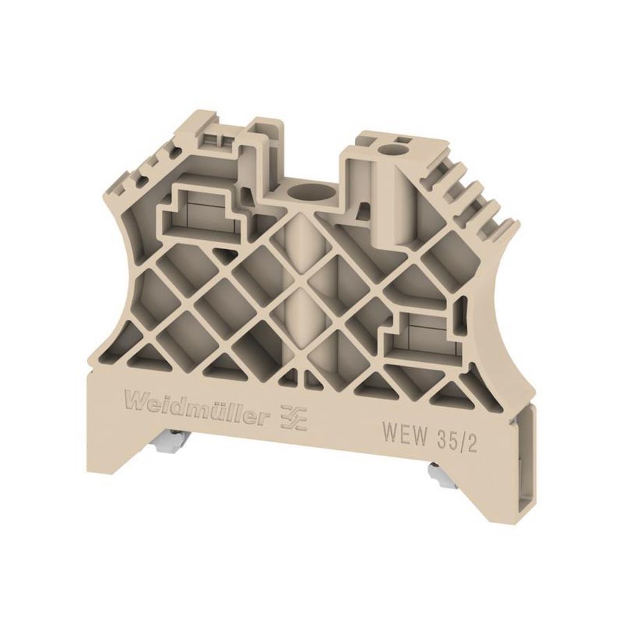 Eindsteun donker beige TS 35 HB Wemid b:8mm 100°C.