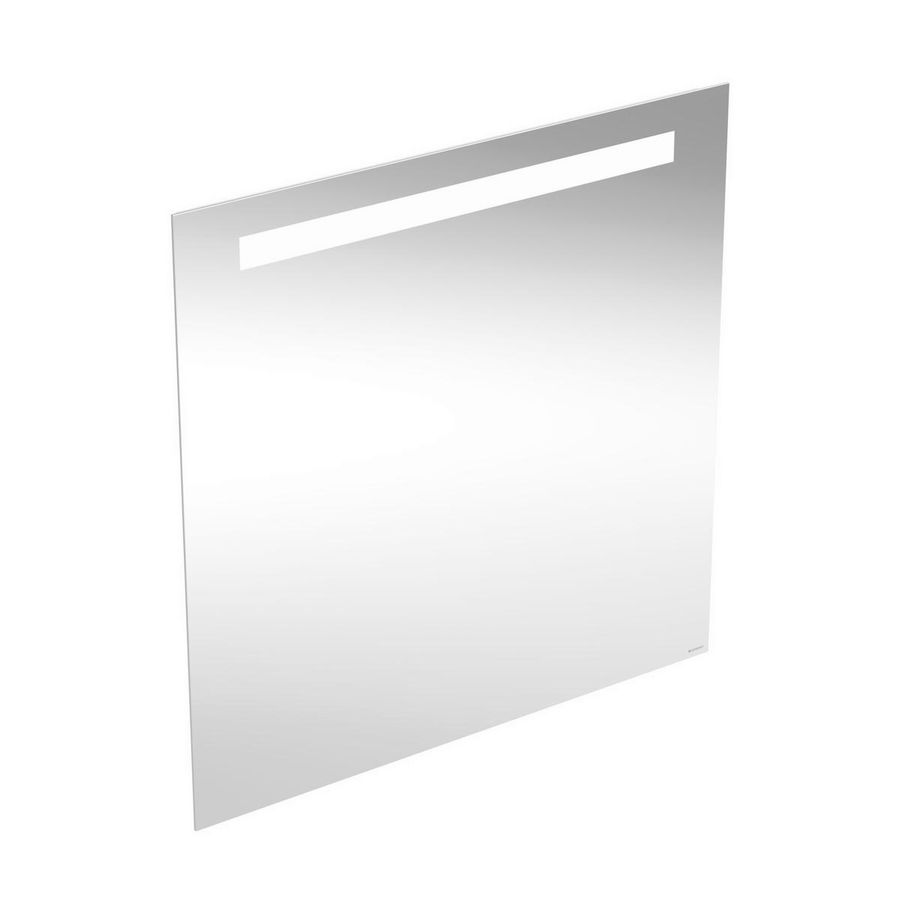 OPTION BASIC SQUARE spiegel 700x700mm (bxh) aluminium incl. led-verlichting boven