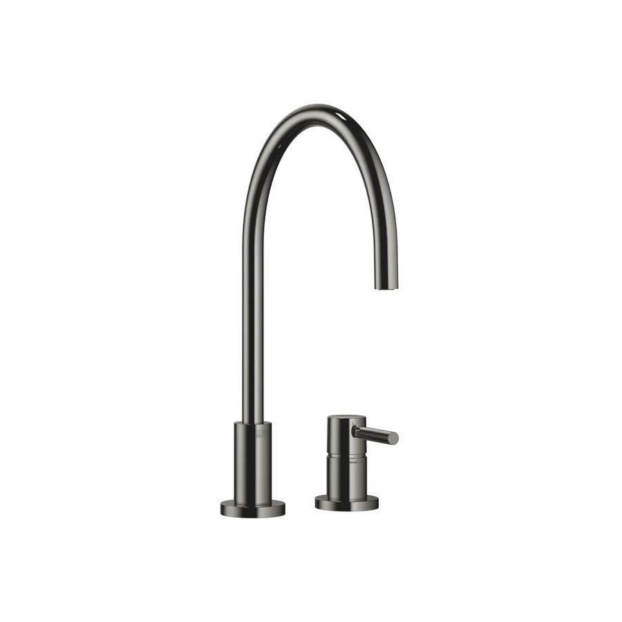 TARA 2-gats mengkraan rozetten Dark Chrome