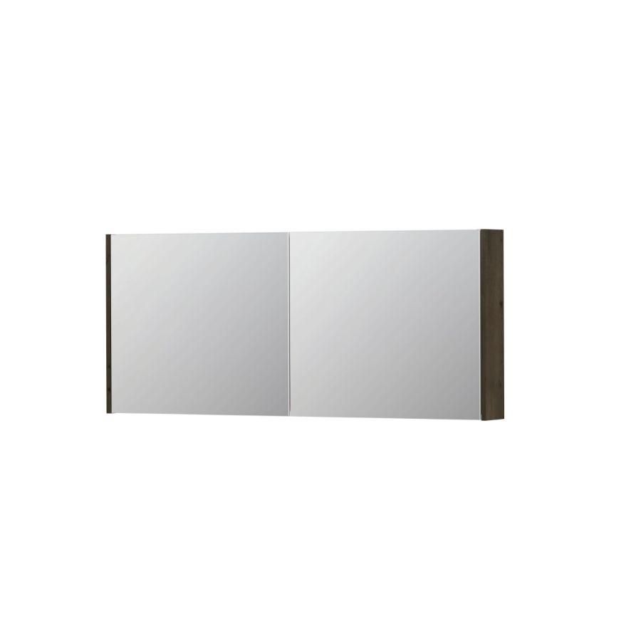 INK SPK1 Spiegelkast 2 dr Charcoal fineer 140x60