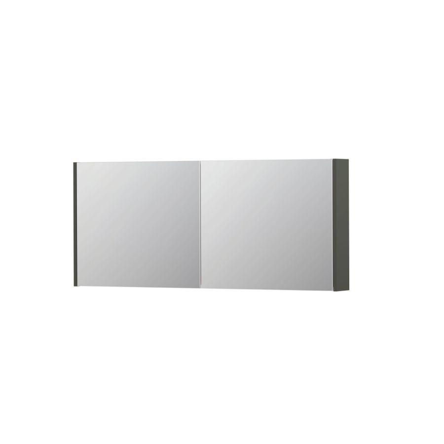 INK SPK1 Spiegelkast 2 dr Mat beton groen 140x60