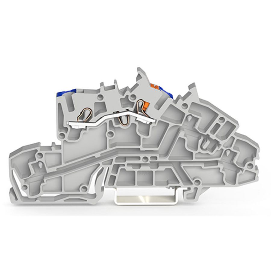 Etage installatieklem bedieningsopening + drukknop  2,5mm² 7551 VVE=50
