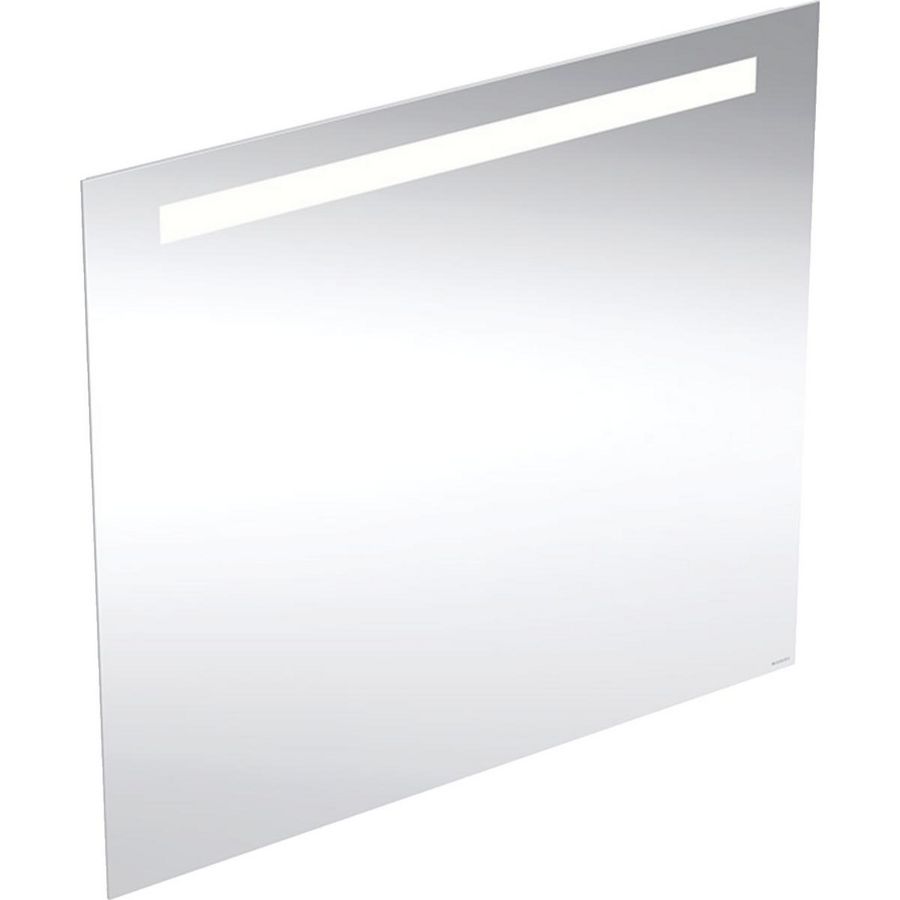 OPTION BASIC SQUARE spiegel 800x700mm (bxh) aluminium incl. led-verlichting boven