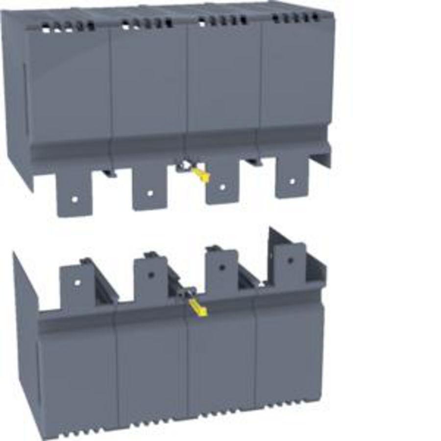Klemafscherming voor rechte aansluitset h3+ P630 4P