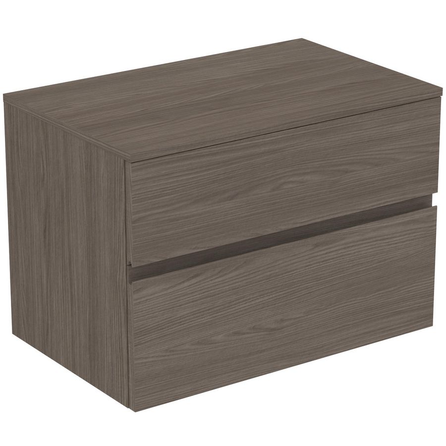 Wastafelmeubel 802x505x558mm dark elm 2 laden Finesse