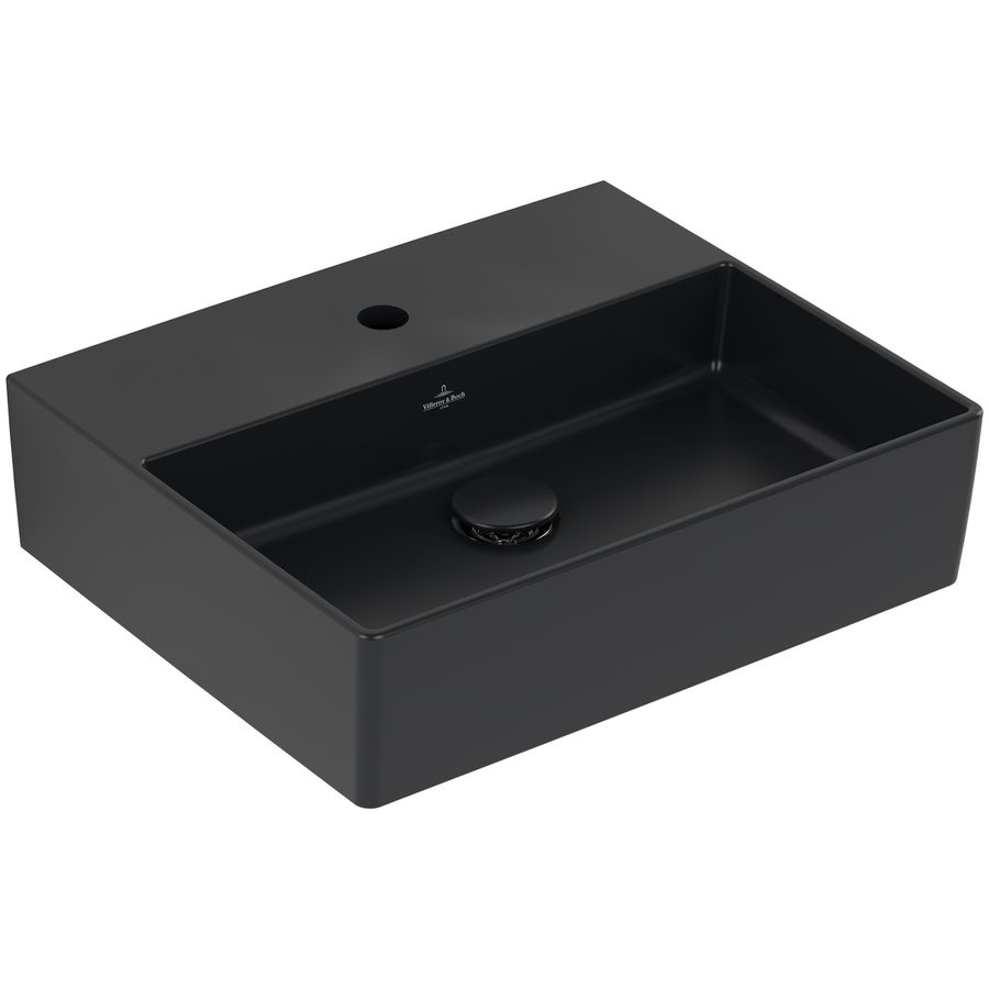 Wastafel Memento 2.0 500x420mm Pure Black CeramicPlus  4A2251R7