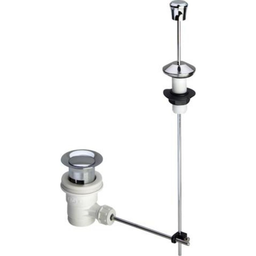 Afvoer Overloopgarnituur 1 1/4x60x60 kunststof/wit