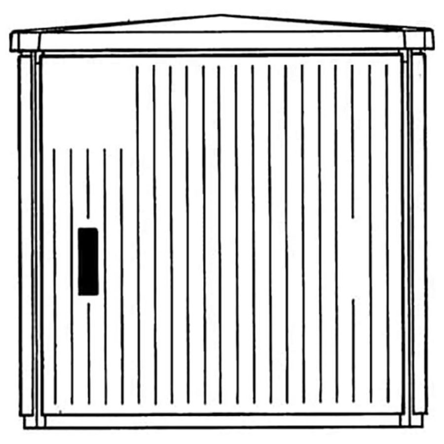 Installatiekast EH/GD-AP voetpadkast AP 875X871X676
