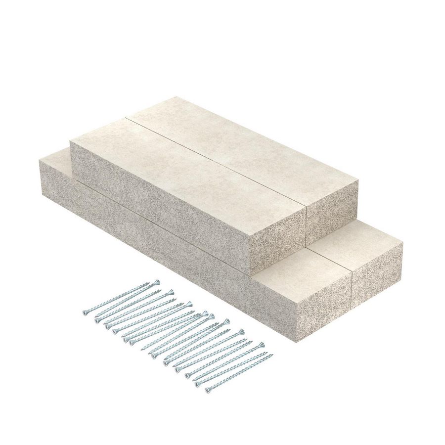 Wandaansluiting EI90 voor PLCS D090810 100x80 glasvezel gra