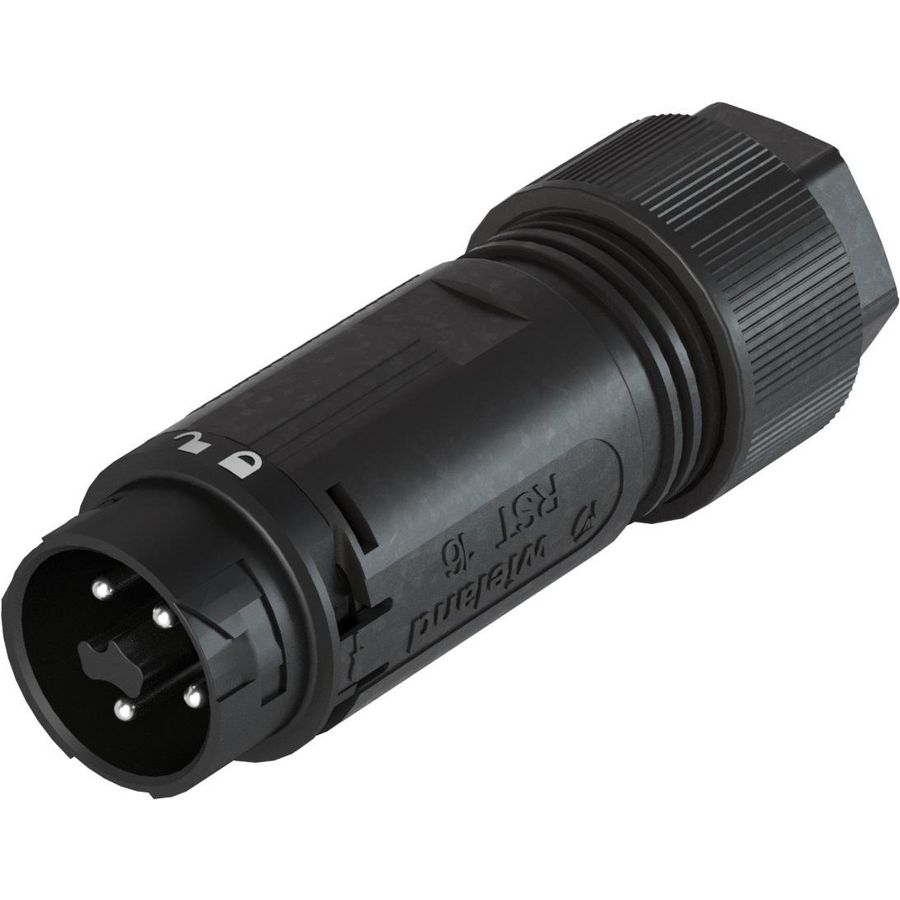 Connector RST16I5/4 male 4P met trekontl. 10-14,5 VVE=100