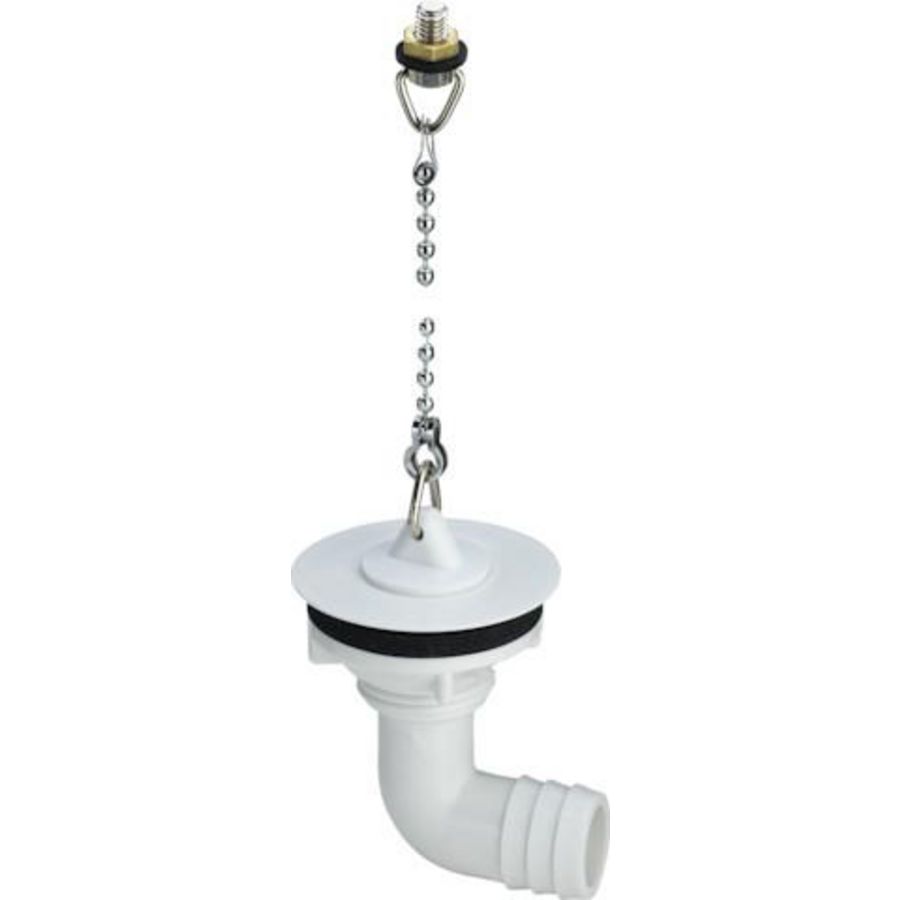 Afvoerplug Spec. 3/4x50 kunststof/wit 73731-125523