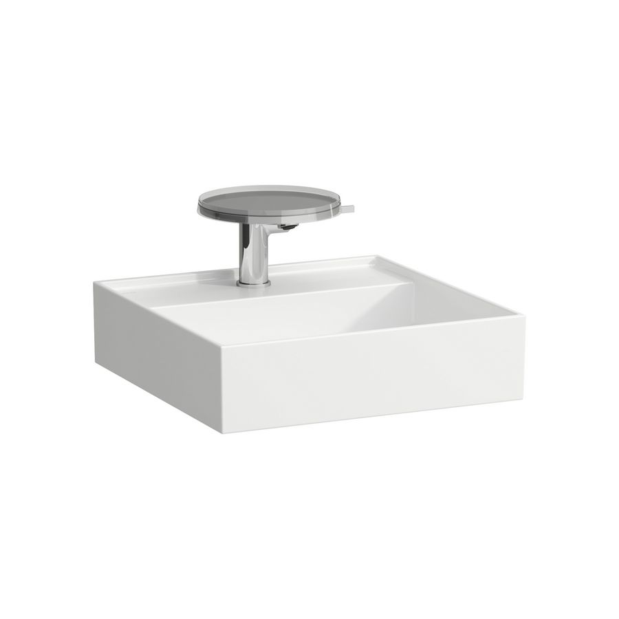 Fontein sAPhirkeramik 460x460mm zonder kraangat wit