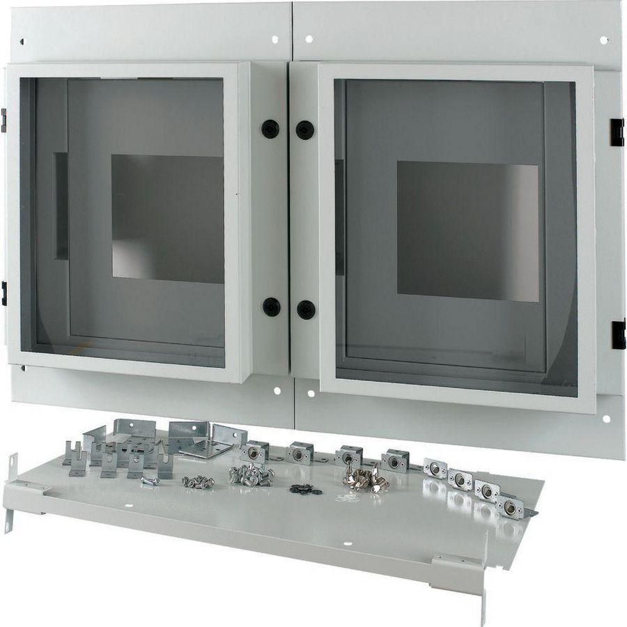 XE-XP Frontplaat 2xNZM4 4P IP55 uitrijdbaar+motorbed. 1000mm