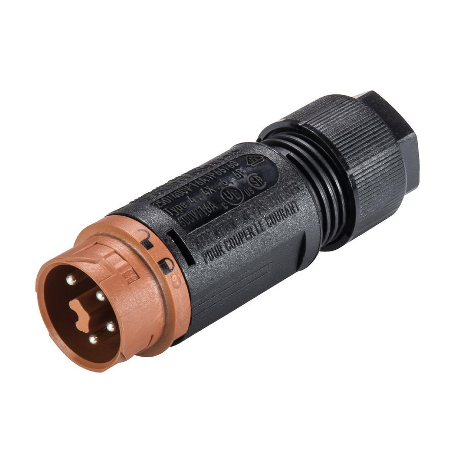 Connector RST16I4 male 4p+trekontlasting 7,1-13mm² VVE=100