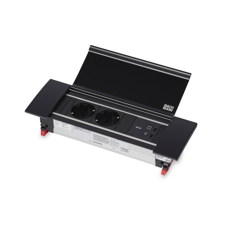 POWER FRAME 2x 230V RA 1x USB C/C chrgr 45W 0,2m GST o.g.