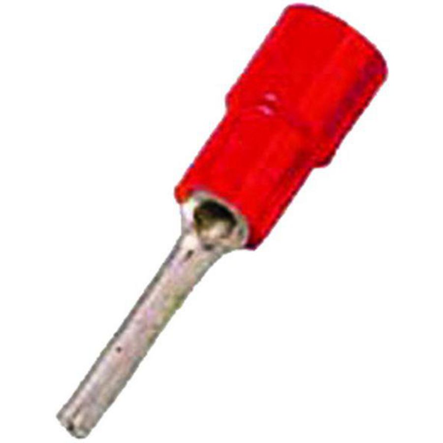 Geisoleerd stiftkabelschoen DIN46231 0,5-1mm² rood VVE=100