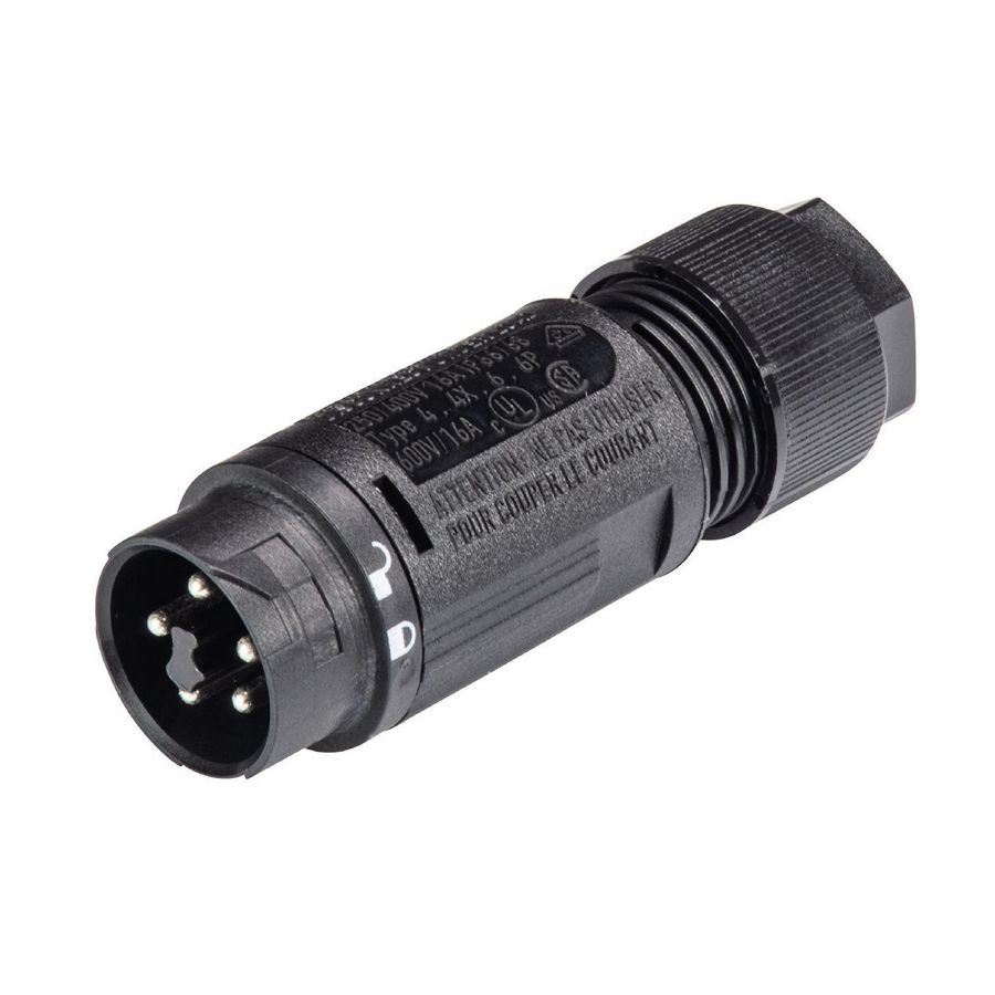 Connector RST16I5 male met trekontlasting 7,1-13mm² VVE=100