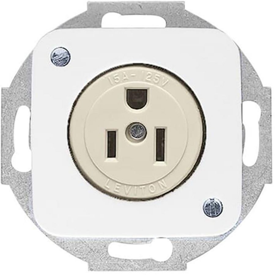 Wandcontactdoos Centraalplaat Nema 15A/125V inb R-alpin (3015 EUC-214)