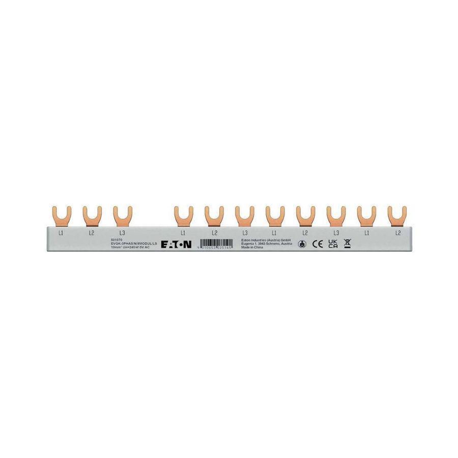EVGK Kamrail Vork 3-Fase L1-L2-L3 -x+ L1-L2-L3 8MOD VVE=20