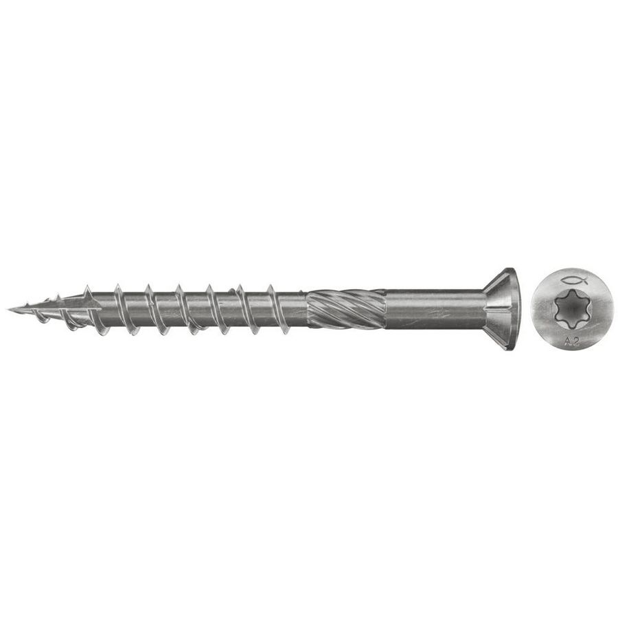 Vlonderschroef 5x40mm kop A2 VVE=200