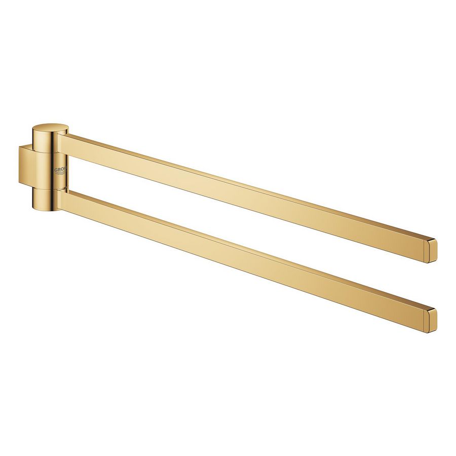 Selection handdoekhouder dubbel 41063GL0 cool sunrise (goudkleurig)