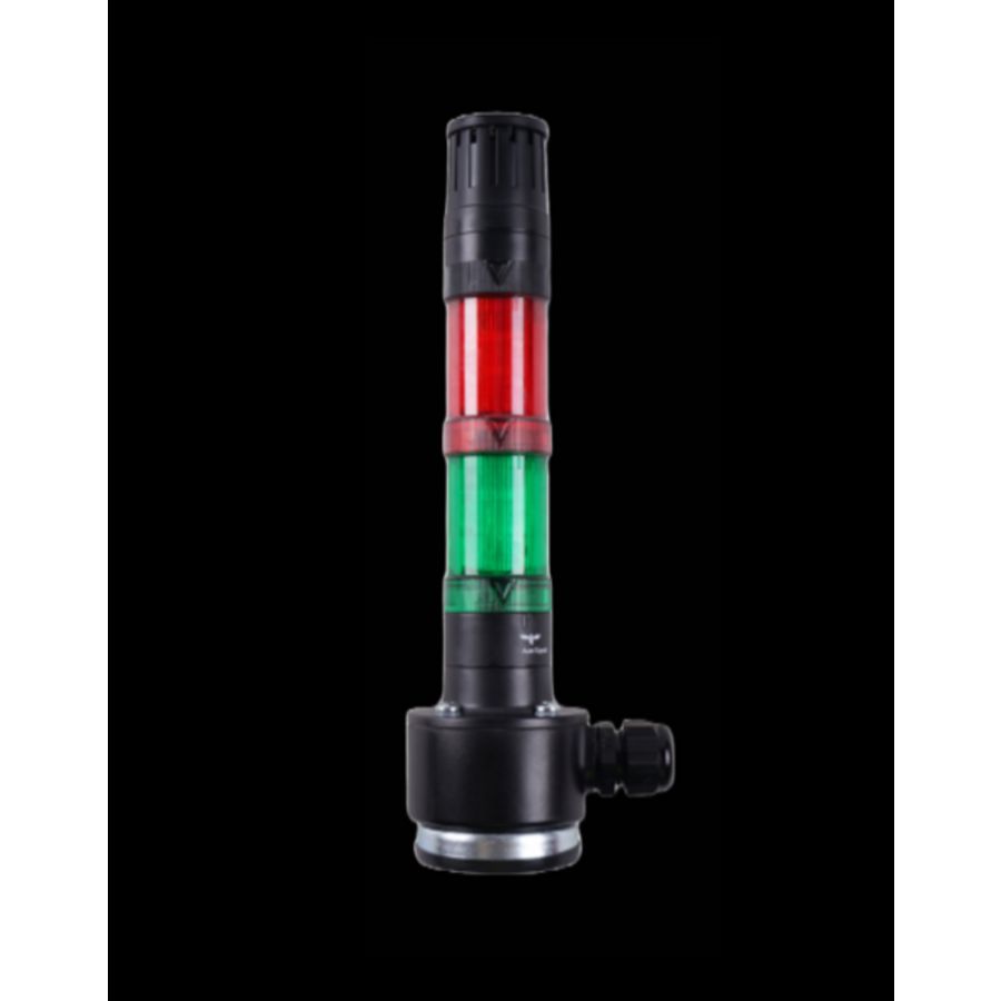 Waarschuwingslamp LED zoemer incl magneet tbv MI3394 MI3325