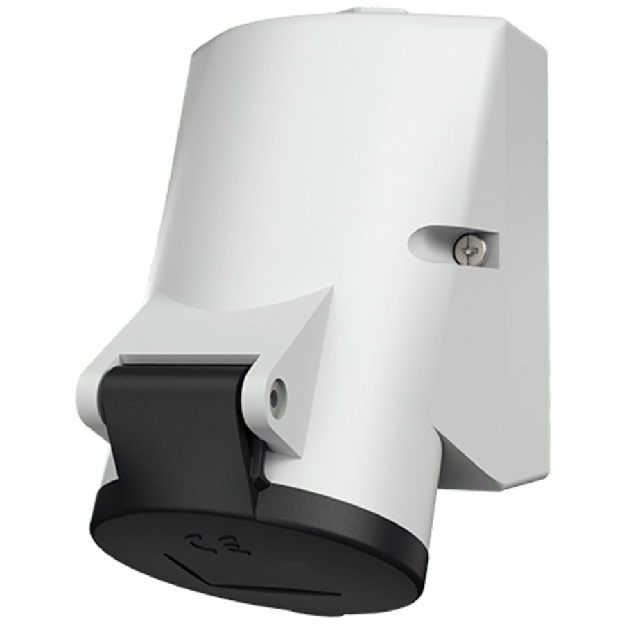 Wandcontactdoos 16A 4-polig  7H 500V IP44