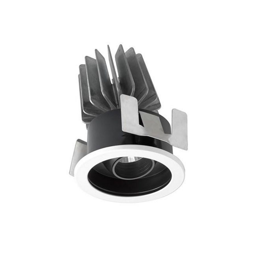 Downlight MYRIAD ROUND ADJ 4000K dim zwart/wit