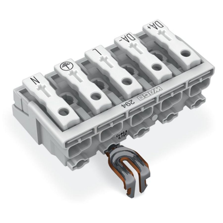 Kroonklem Drukknop extern PE-klikcontact 294-4235 VVE=250