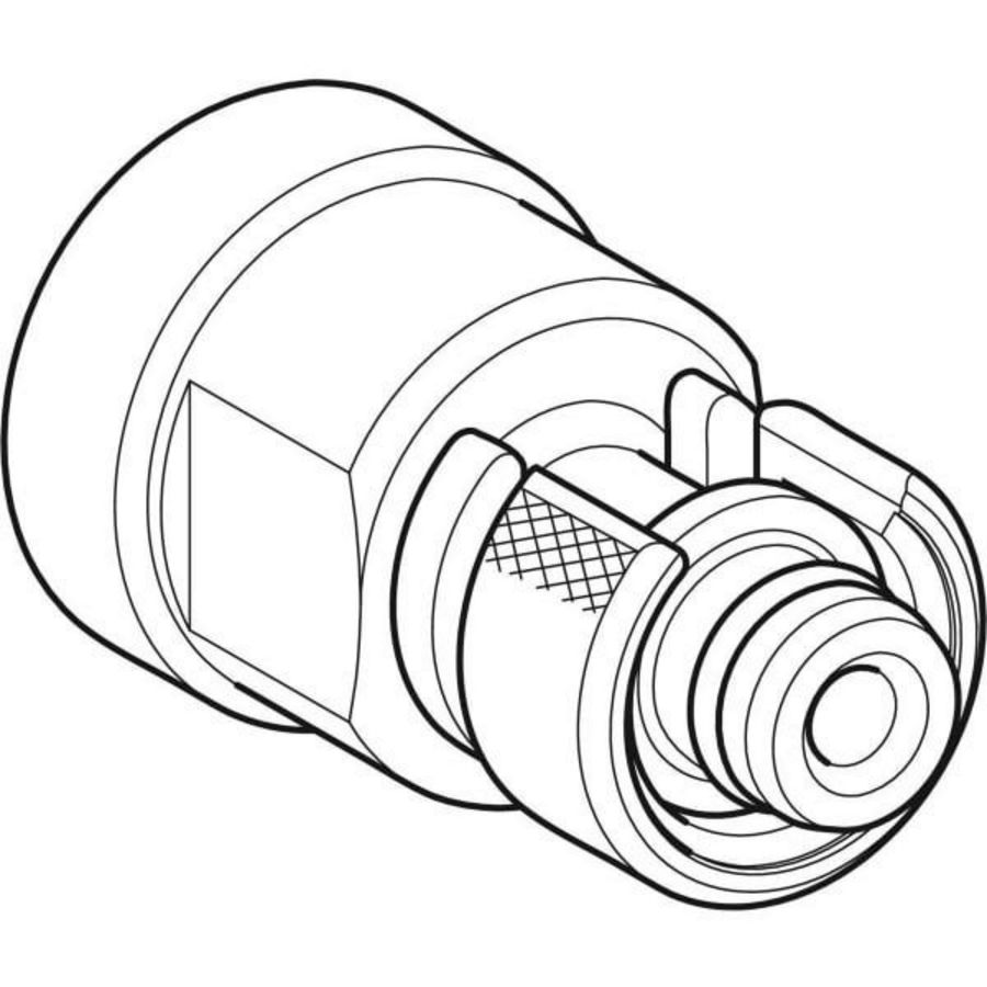 Verloop G3/4 - DN8 compleet