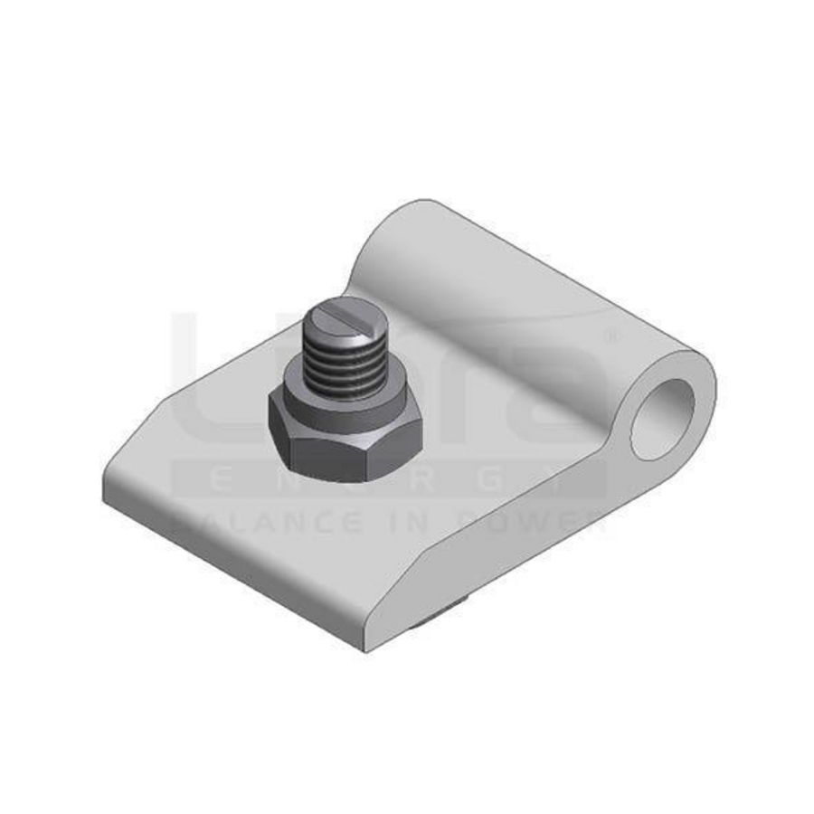 Geanodiseerd draagcontact + hh. bout M8x25